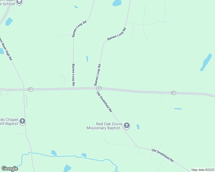 map of restaurants, bars, coffee shops, grocery stores, and more near 3780 North Carolina 97 in Spring Hope