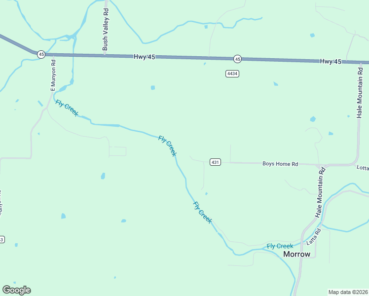map of restaurants, bars, coffee shops, grocery stores, and more near 20282 Boys Home Road in Morrow