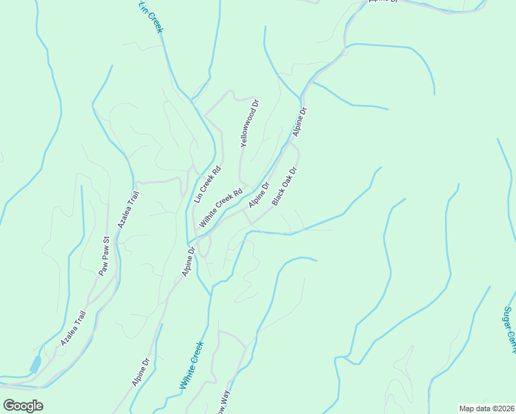 map of restaurants, bars, coffee shops, grocery stores, and more near 1450 Alpine Drive in Sevierville
