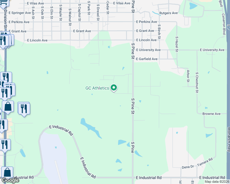 map of restaurants, bars, coffee shops, grocery stores, and more near in Guthrie
