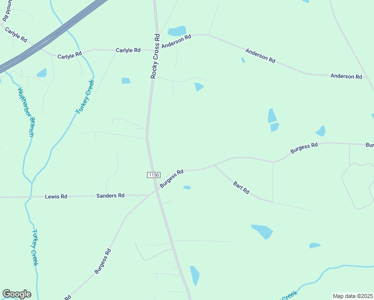 map of restaurants, bars, coffee shops, grocery stores, and more near 13164 Burgess Road in Middlesex