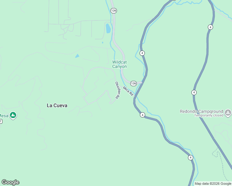 map of restaurants, bars, coffee shops, grocery stores, and more near 92 Mica Road in Jemez Springs
