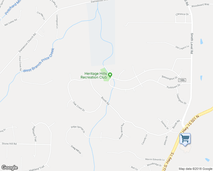 map of restaurants, bars, coffee shops, grocery stores, and more near 617 Yorktown Drive in Chapel Hill