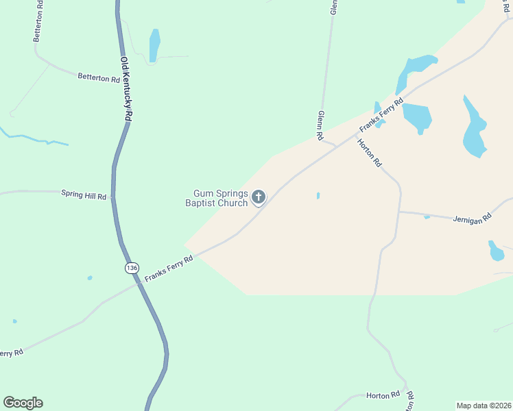 map of restaurants, bars, coffee shops, grocery stores, and more near 5454 Franks Ferry Road in Walling