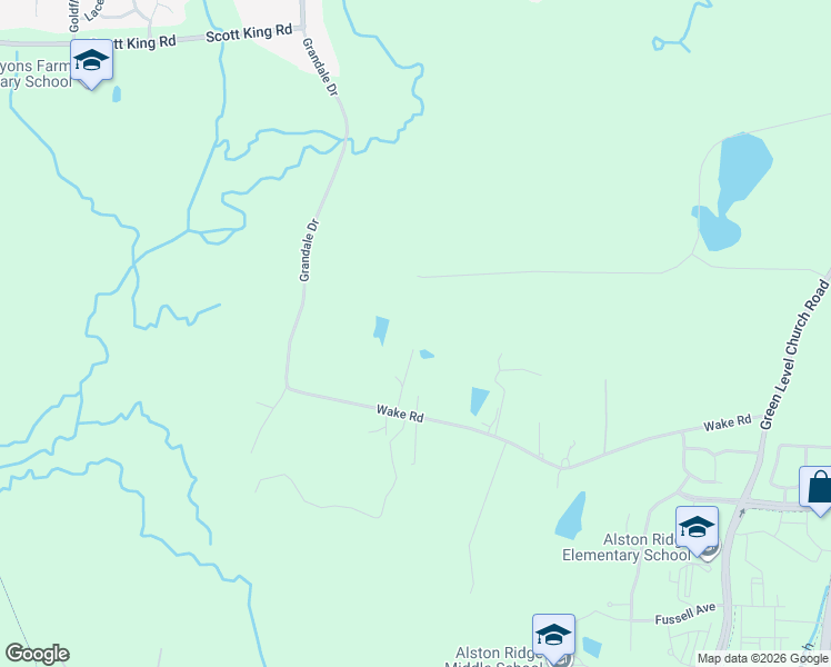 map of restaurants, bars, coffee shops, grocery stores, and more near 165 Lost Lane in Durham