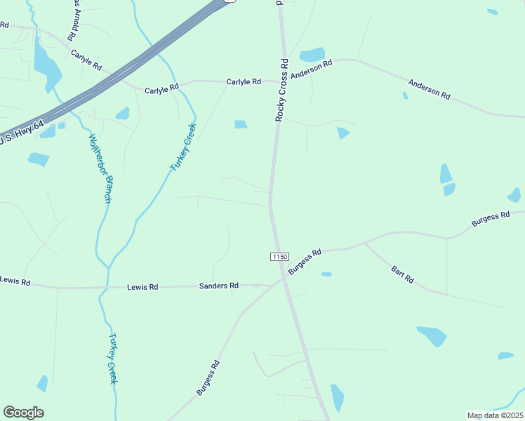 map of restaurants, bars, coffee shops, grocery stores, and more near 2300 Rocky Cross Rd in Zebulon