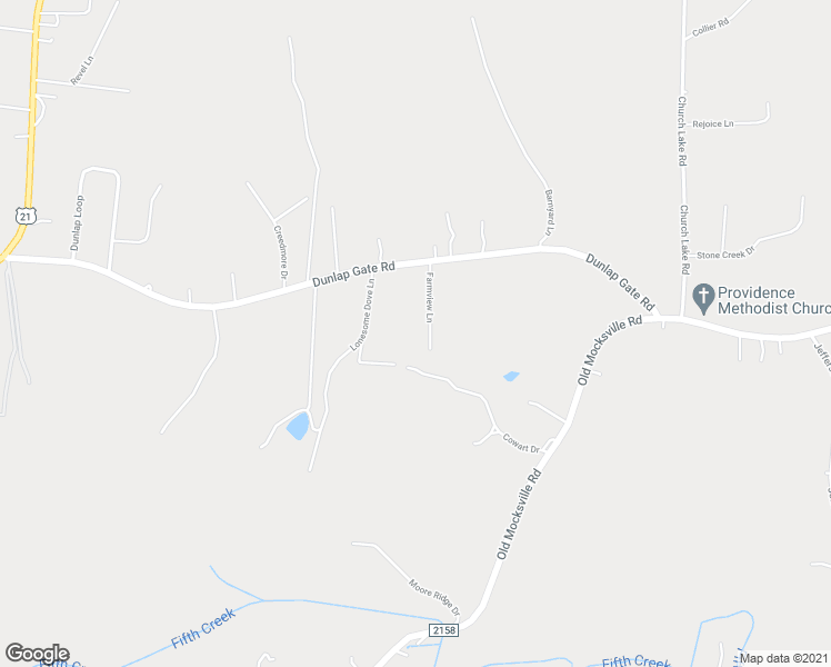 map of restaurants, bars, coffee shops, grocery stores, and more near 138 Farmview Lane in Statesville