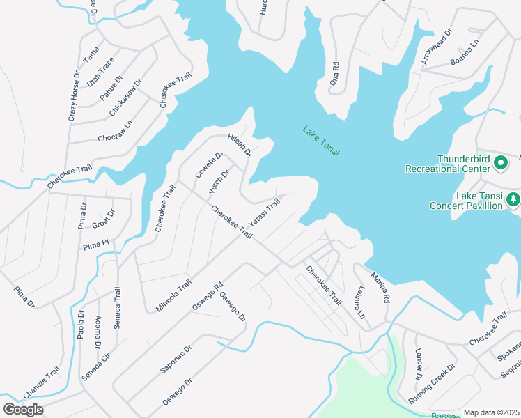 map of restaurants, bars, coffee shops, grocery stores, and more near 311 Yatasi Lane in Crossville