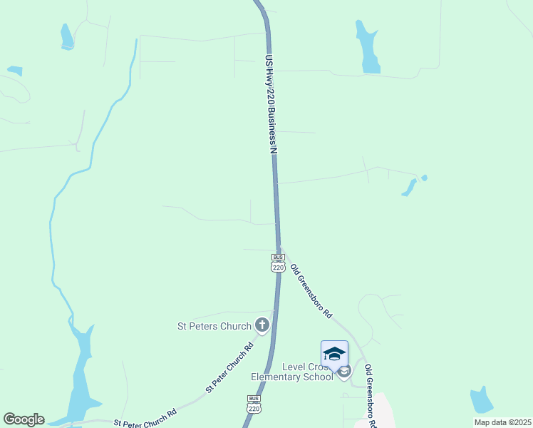 map of restaurants, bars, coffee shops, grocery stores, and more near 9045 U.S. 220 Business in Randleman