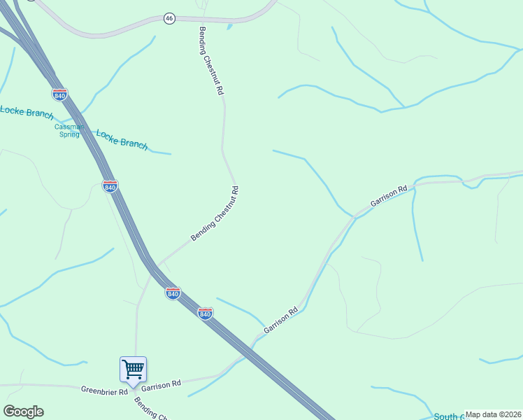 map of restaurants, bars, coffee shops, grocery stores, and more near 5674 Bending Chestnut Road in Franklin