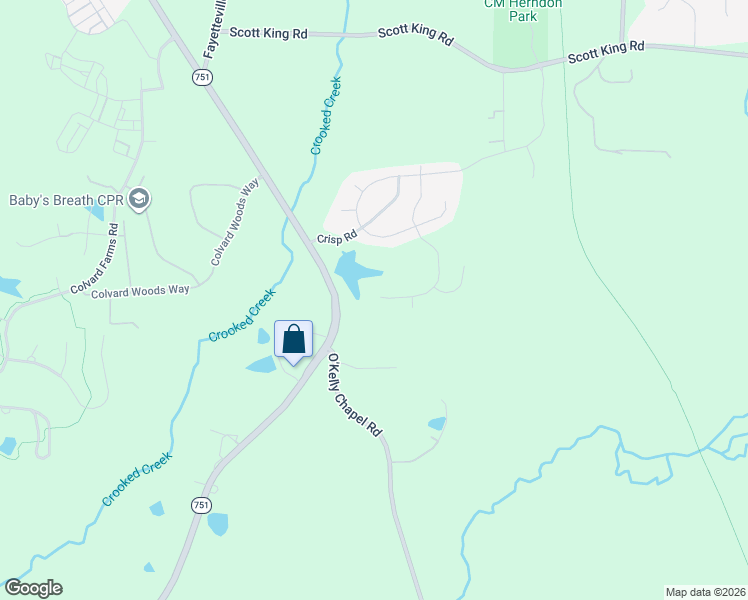 map of restaurants, bars, coffee shops, grocery stores, and more near 1419 Magic Hollow Road in Durham