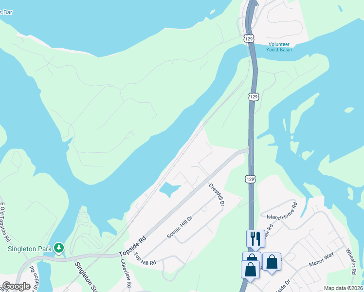 map of restaurants, bars, coffee shops, grocery stores, and more near 122 Lakeview Court in Louisville