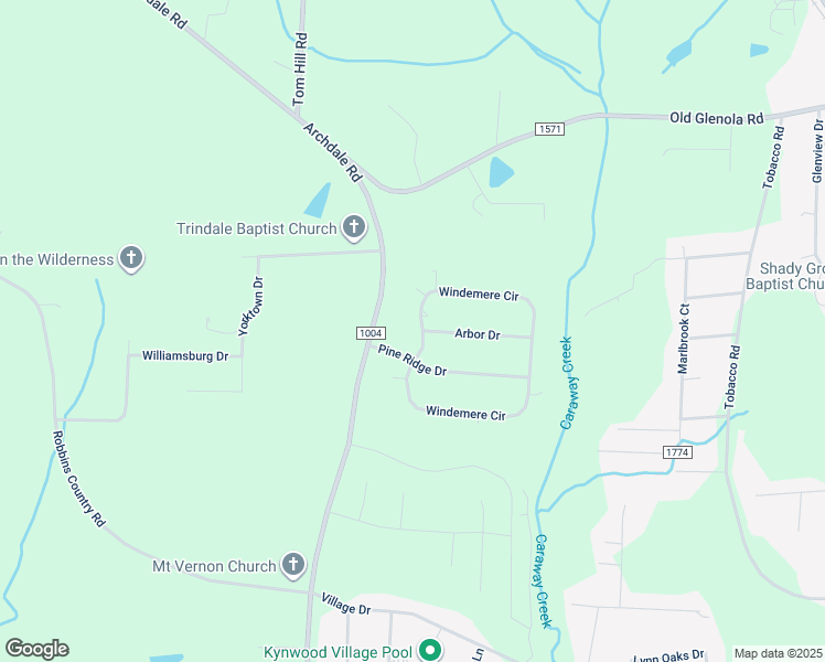 map of restaurants, bars, coffee shops, grocery stores, and more near 5435 Windemere Circle in Trinity