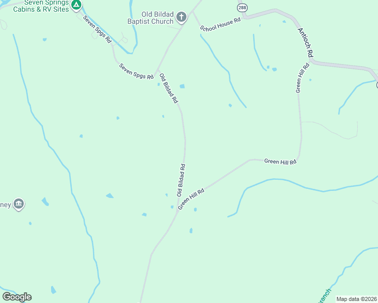 map of restaurants, bars, coffee shops, grocery stores, and more near 479 Old Bildad Road in Smithville