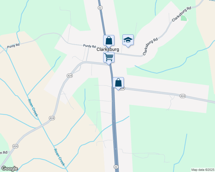 map of restaurants, bars, coffee shops, grocery stores, and more near 46 Murphy Lane in Yuma