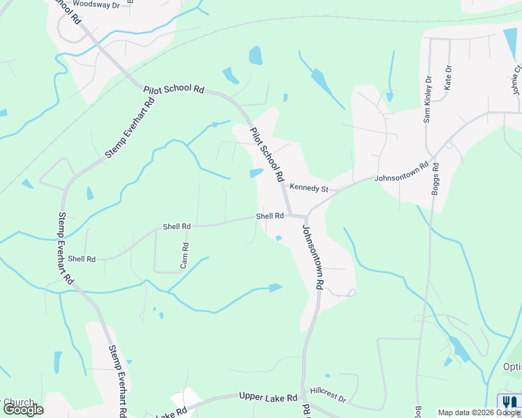 map of restaurants, bars, coffee shops, grocery stores, and more near 1326 Pilot School Road in Thomasville