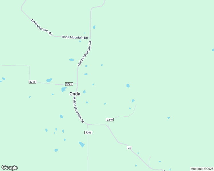 map of restaurants, bars, coffee shops, grocery stores, and more near 16512 Malico Mountain Road in West Fork