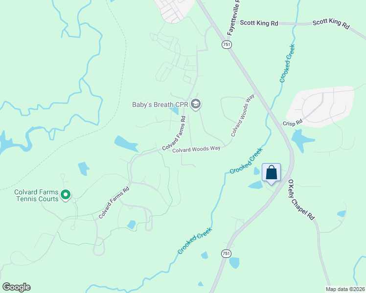 map of restaurants, bars, coffee shops, grocery stores, and more near 693 Upchurch Farm Road in Durham