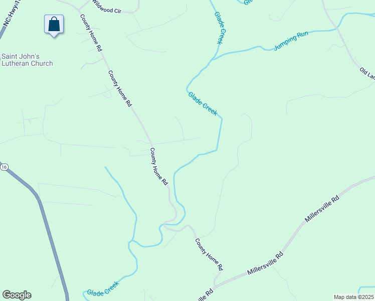 map of restaurants, bars, coffee shops, grocery stores, and more near 180 Glade Creek Drive in Taylorsville