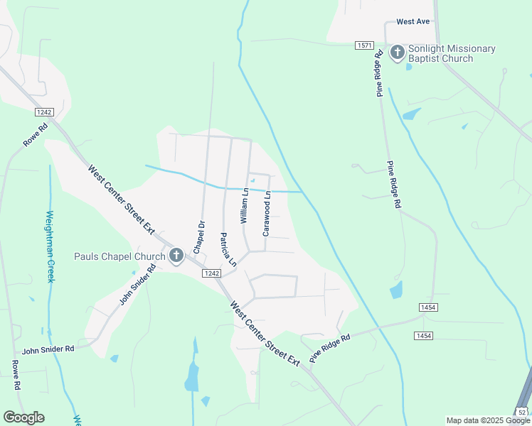 map of restaurants, bars, coffee shops, grocery stores, and more near Carawood Lane in Davidson County