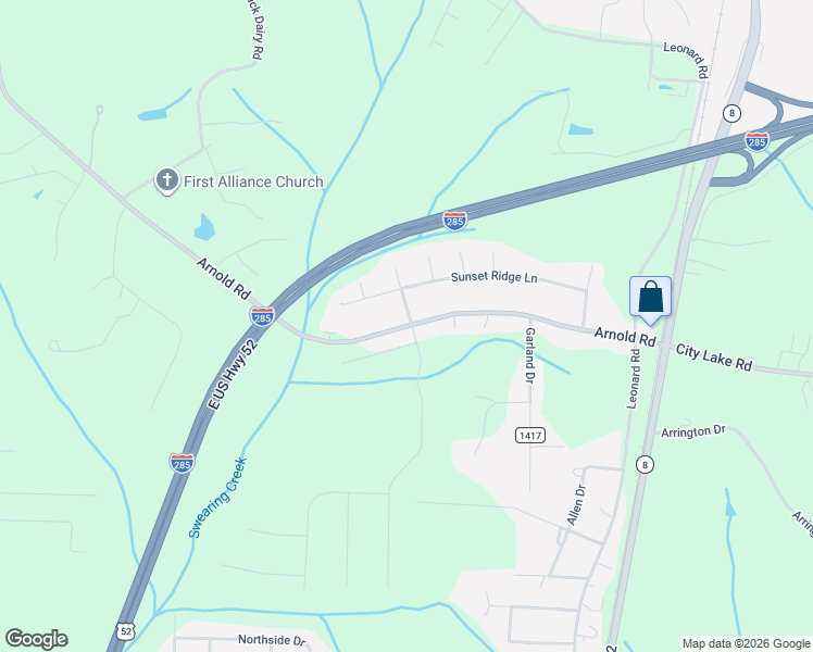 map of restaurants, bars, coffee shops, grocery stores, and more near 571 Arnold Road in Lexington