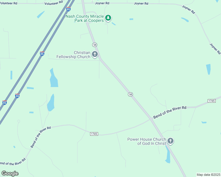 map of restaurants, bars, coffee shops, grocery stores, and more near 8714 North Carolina 58 in Elm City