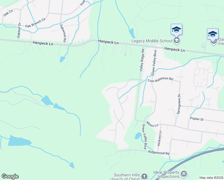 map of restaurants, bars, coffee shops, grocery stores, and more near 711 Azalea Court in Franklin