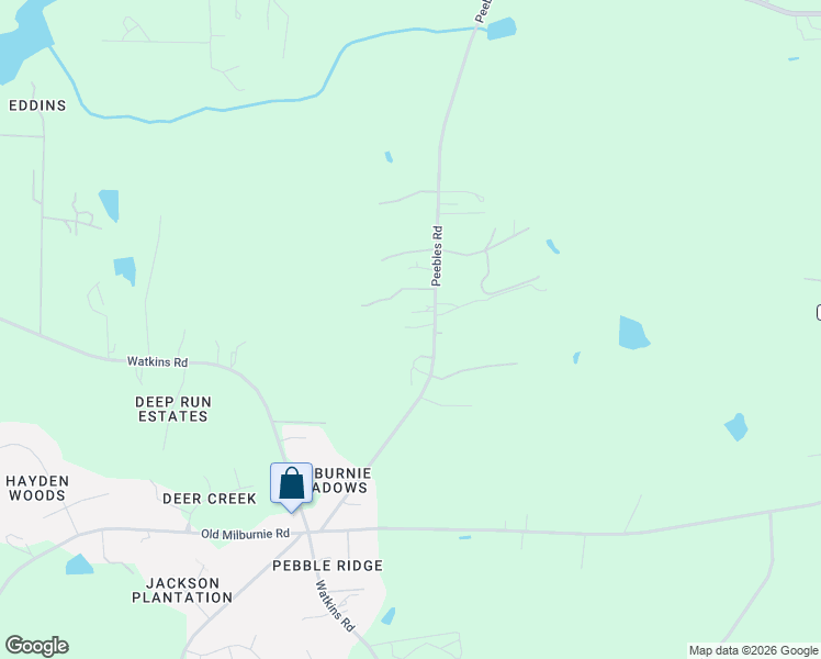 map of restaurants, bars, coffee shops, grocery stores, and more near 3025 Peebles Road in Raleigh