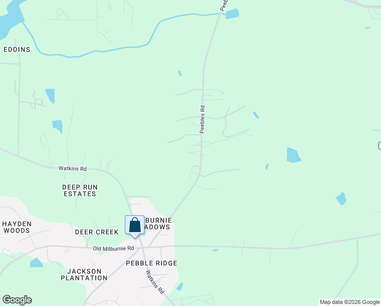 map of restaurants, bars, coffee shops, grocery stores, and more near 3025 Peebles Road in Raleigh