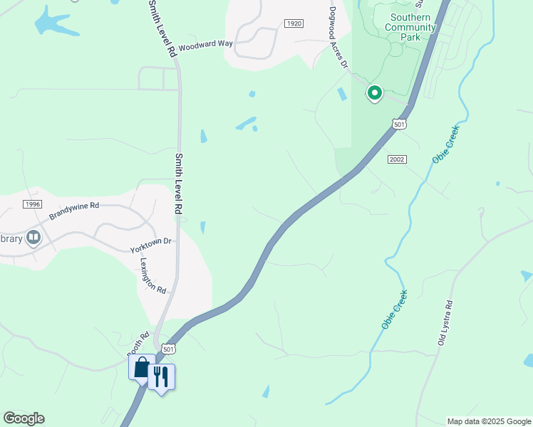 map of restaurants, bars, coffee shops, grocery stores, and more near 130 Cole Drive in Chapel Hill