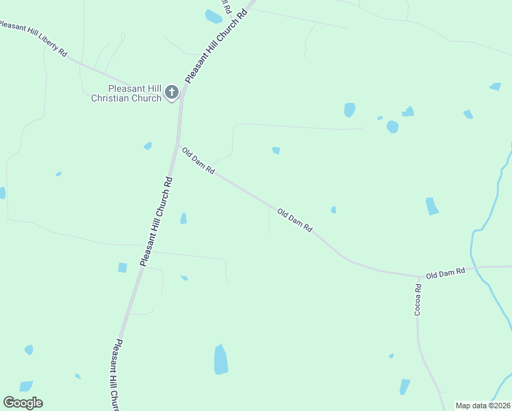 map of restaurants, bars, coffee shops, grocery stores, and more near 1743 Old Dam Road in Liberty