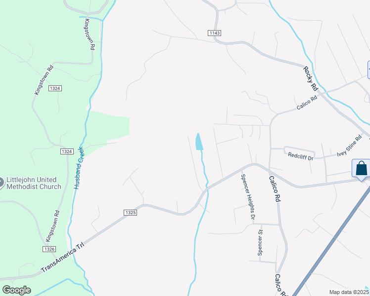 map of restaurants, bars, coffee shops, grocery stores, and more near 2700-2798 Clay Fish Pond Road in Lenoir
