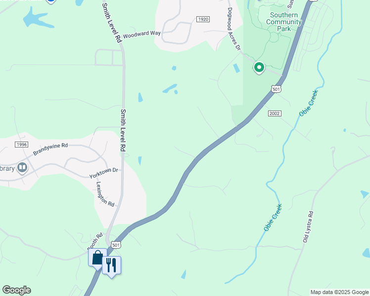 map of restaurants, bars, coffee shops, grocery stores, and more near 130 Cole Drive in Chapel Hill