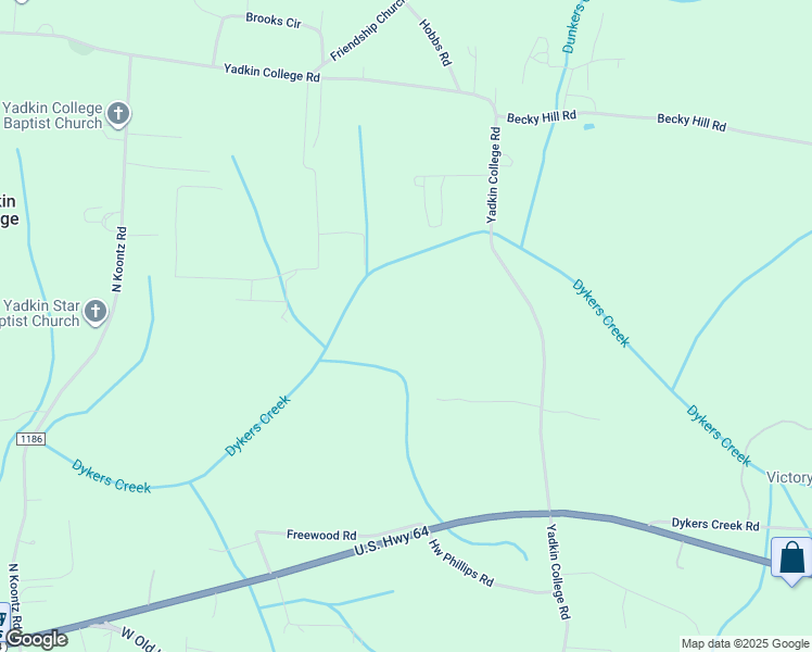 map of restaurants, bars, coffee shops, grocery stores, and more near Hill Road in Davidson County