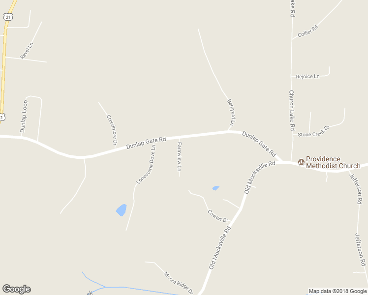 map of restaurants, bars, coffee shops, grocery stores, and more near 113 Farmview Lane in Statesville