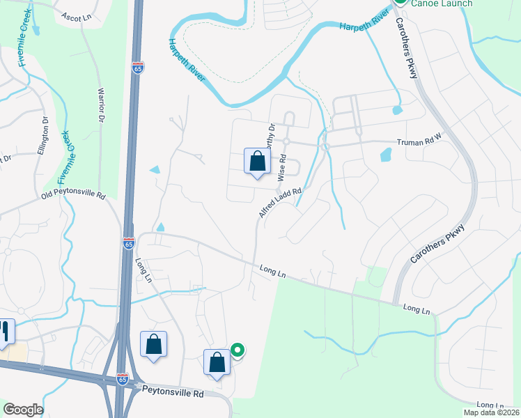 map of restaurants, bars, coffee shops, grocery stores, and more near 167 Alfred Ladd Road in Franklin