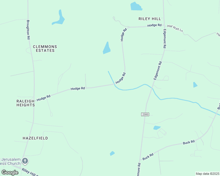 map of restaurants, bars, coffee shops, grocery stores, and more near 6808 Hodge Road in Wendell
