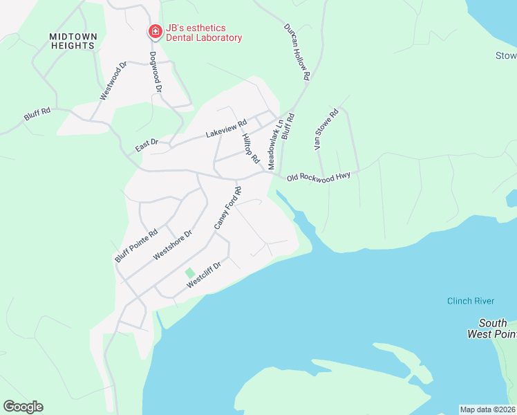 map of restaurants, bars, coffee shops, grocery stores, and more near 109 Rebel Rd in Harriman
