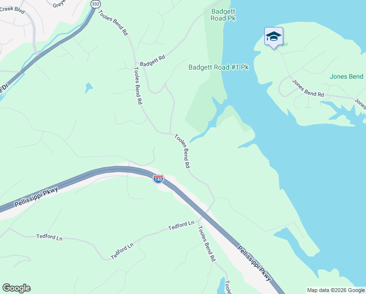 map of restaurants, bars, coffee shops, grocery stores, and more near 2413 Tooles Bend Road in Knoxville