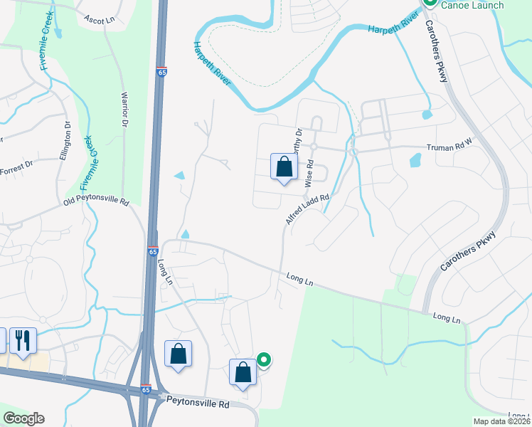 map of restaurants, bars, coffee shops, grocery stores, and more near 143 Circuit Road in Franklin