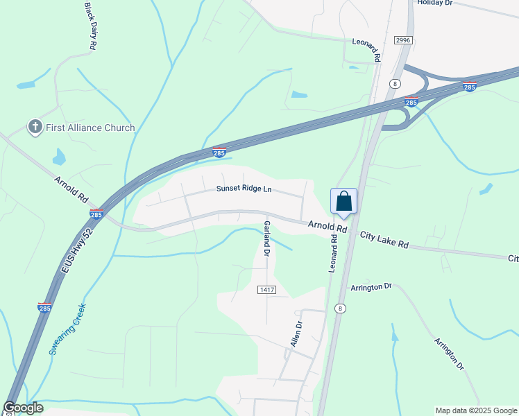 map of restaurants, bars, coffee shops, grocery stores, and more near 436 Arnold Road in Lexington