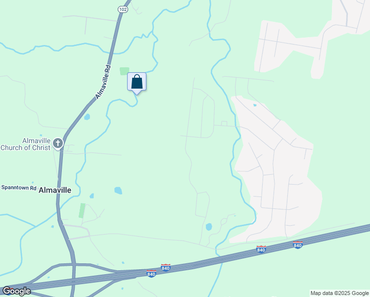 map of restaurants, bars, coffee shops, grocery stores, and more near Cotillion Drive in Rutherford County