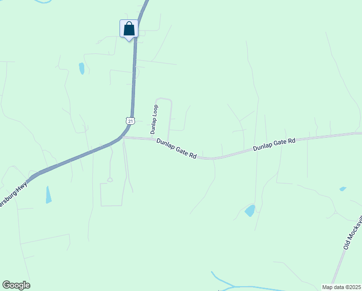 map of restaurants, bars, coffee shops, grocery stores, and more near 175 Dunlap Gate Road in Statesville