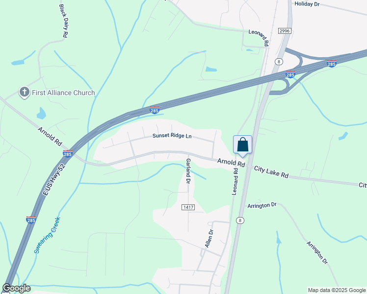 map of restaurants, bars, coffee shops, grocery stores, and more near 436 Arnold Road in Lexington