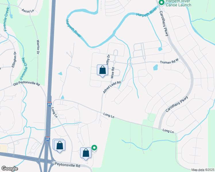 map of restaurants, bars, coffee shops, grocery stores, and more near 167 Alfred Ladd Road in Franklin