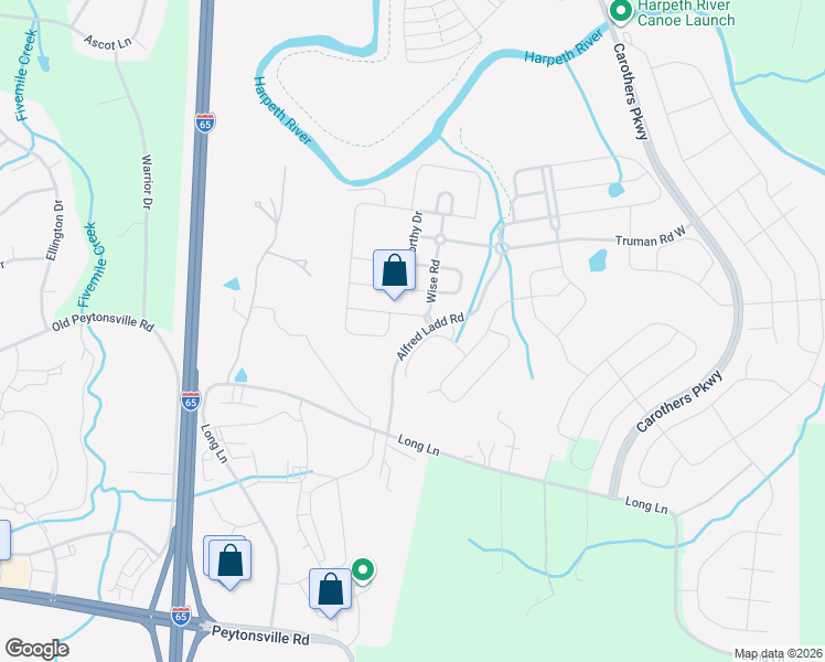 map of restaurants, bars, coffee shops, grocery stores, and more near 167 Alfred Ladd Road in Franklin