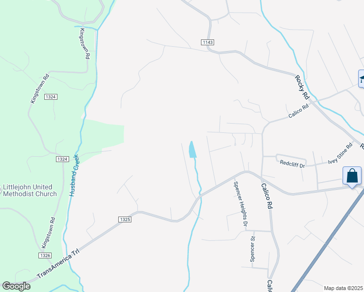 map of restaurants, bars, coffee shops, grocery stores, and more near 2700 Clay Fish Pond Road in Lenoir