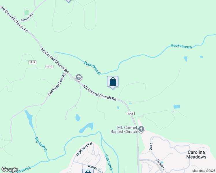 map of restaurants, bars, coffee shops, grocery stores, and more near 1812 Mount Carmel Church Road in Chapel Hill