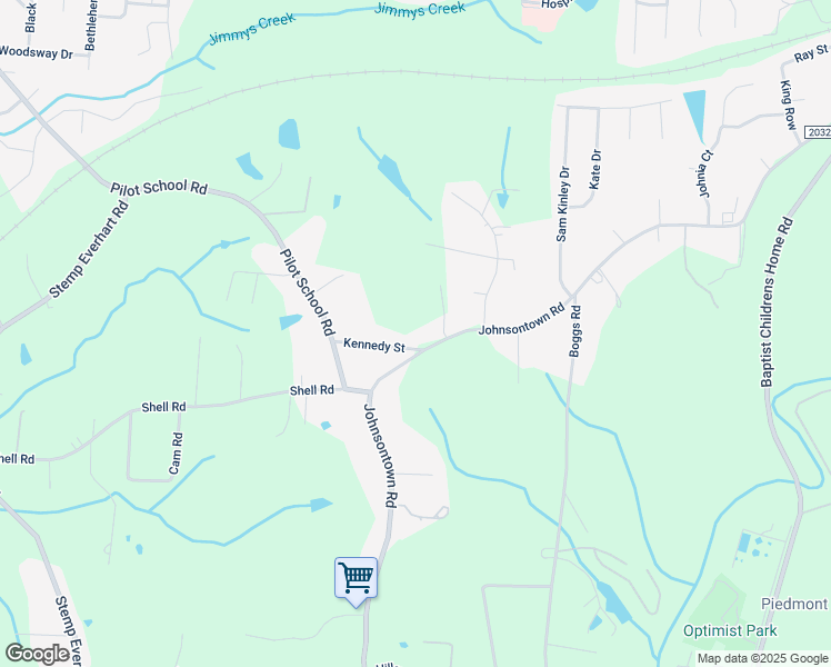map of restaurants, bars, coffee shops, grocery stores, and more near 4 Kennedy Street in Thomasville