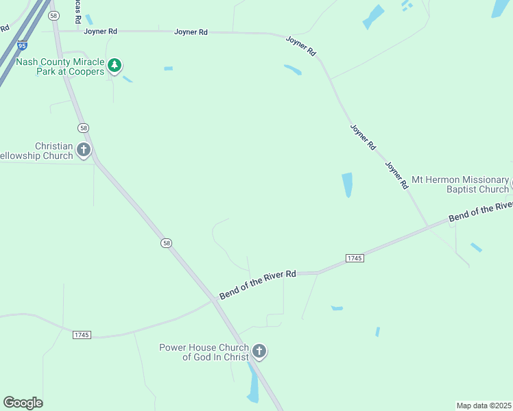 map of restaurants, bars, coffee shops, grocery stores, and more near 4540 Bend of the River Road in Elm City